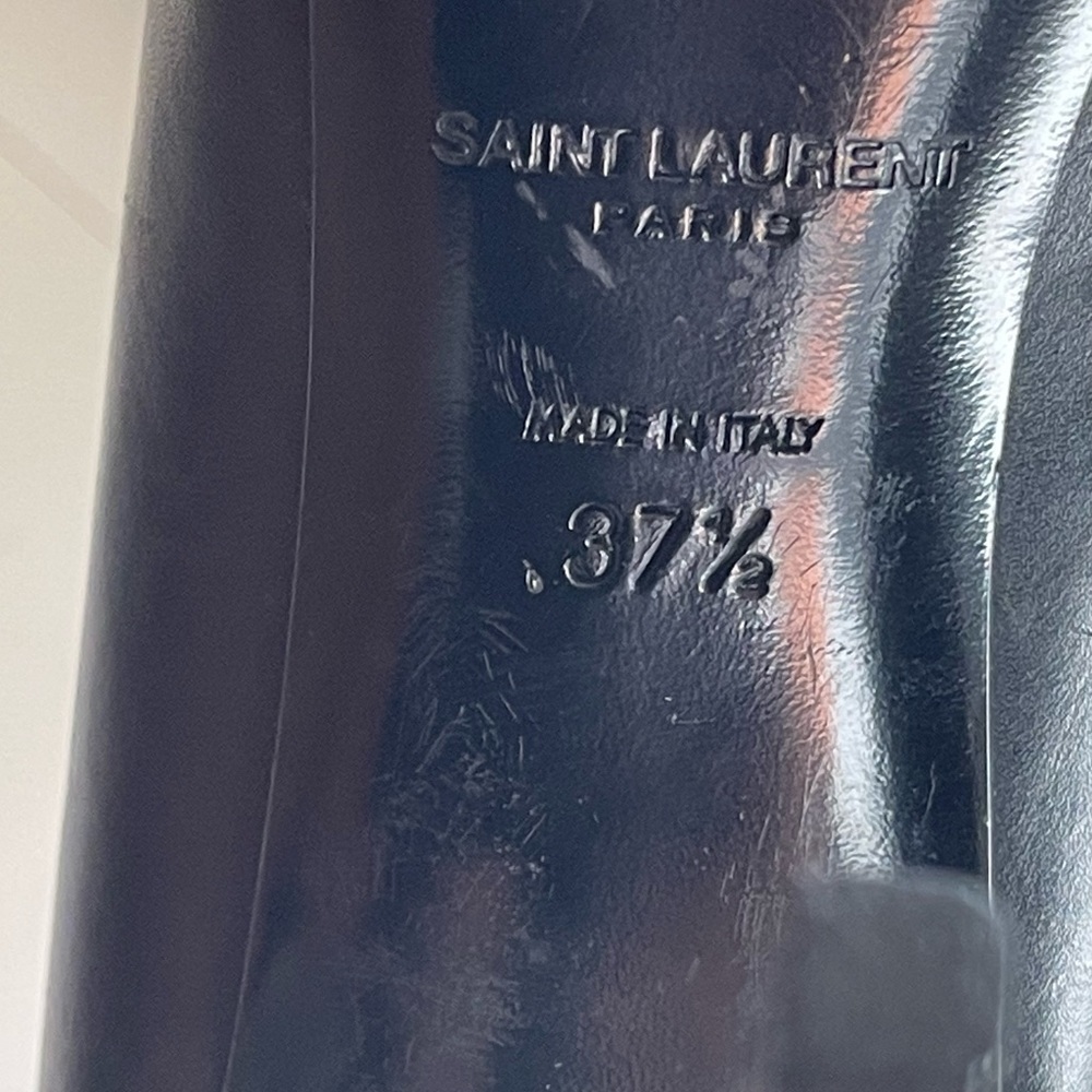 Saint Laurent black heels size 7 1/2 - Picture 4 of 6